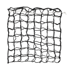 Síť na seno QHP Regular - oka 6x6 cm, černá