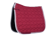 Podsedlová dečka HKM Crystal Fashion, vínová