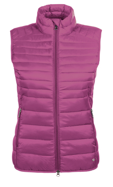 Dámská prošívaná vesta HKM Lena, fuchsiová