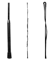 Bič lonžovací Waldhausen, 1,8-2 m, černá