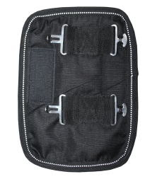 Rozšiřující hrudní díl k dekám Waldhausen NORDIC, černá