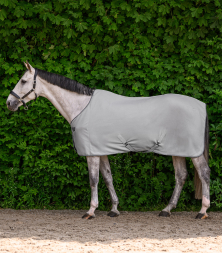 Odpocovací deka Waldhausen Economic - s křížovým zapínáním, světle šedá