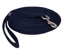 Extra měkká lonž QHP - 8 m, tmavě modrá