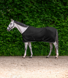 Odpocovací deka Waldhausen Economic - s křížovým zapínáním, černá