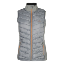 Jersey/nylon vesta -Basel- Style šedá/rosegold