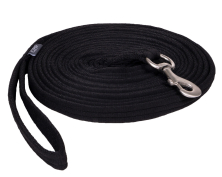 Extra měkká lonž QHP - 8 m, černá