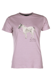 Dětské tričko HKM Sparkle, starorůžová