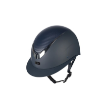 Jezdecká helma HKM Alarion, tmavě modrá/stříbrná