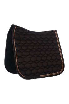Podsedlová dečka HKM Rosegold Glamour Style, hnědá/rosegold