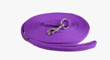 Extra měkká lonž QHP - 8 m, fialová