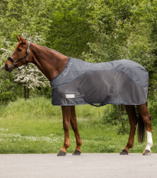 Deka proti hmyzu Comfort Waldhausen, s nepromokavými zády,šedá