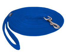 Extra měkká lonž QHP - 8 m, modrá