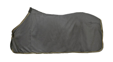 Odpocovací deka - černá/zlatá
