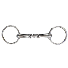 Anatomické stihlové udidlo HKM - 2x lomené, 16 mm