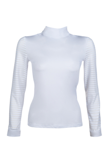 Triko závodní Monaco HKM, s dlouhým rukávem, dámské, bílé