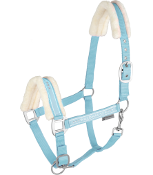 Ohlávka s beránkem Waldhausen Elegant, světle modrá