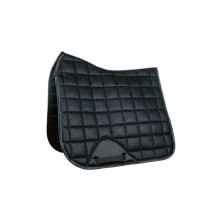 Dečka podsedlová Glitter Mesh Style HKM,  černá