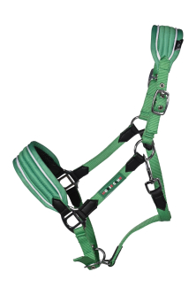 Ohlávka HKM Maui pro shetty, zelená