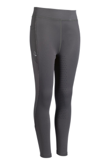 Dětské zimní jezdecké legíny HKM Alice Kids, tmavě zelená