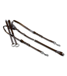 Kožený poprsník Waldhausen X-Line, hnědá