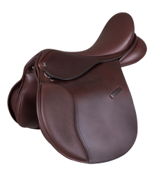 Univerzální kožené sedlo Waldhausen Comfort, hnědá
