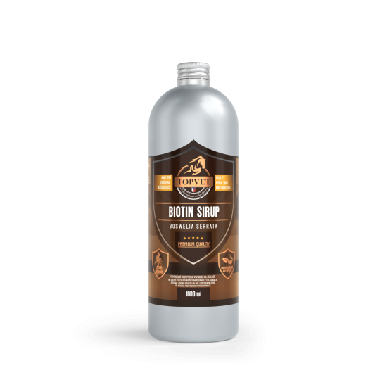 Biotin sirup s Boswelií Topvet, 1000ml 