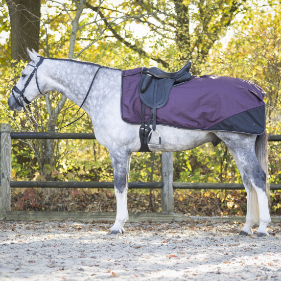 Nepromokavá bederní deka QHP Collection, vínová