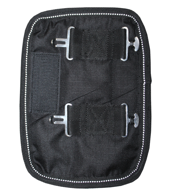 Rozšiřující hrudní díl k dekám Waldhausen NORDIC, černá