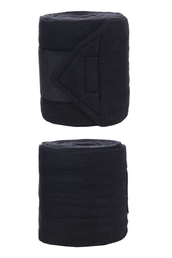 Fleecové bandáže HKM Classic, černá Fleecové bandáže HKM Classic, černá