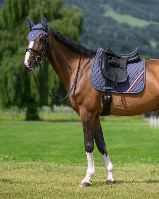 Podsedlová dečka Tommy Hilfiger, stř.modrá