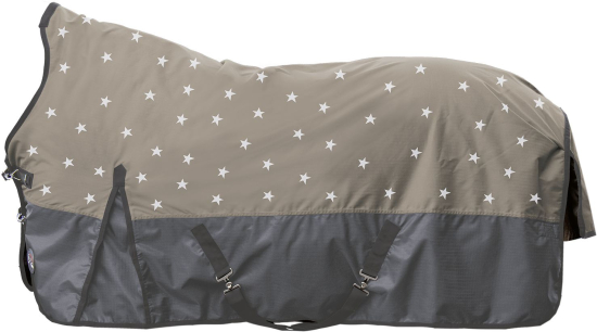 Deka se zvýšeným krkem -Cleveland Stars- 600D s podšívkou fleece, světle šedá