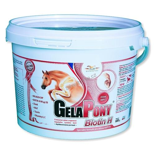 Gelapony Biotin H - prášková forma, 600g - 30 denních dávek