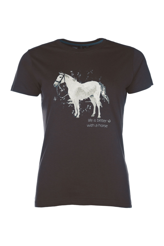 Dětské tričko HKM Sparkle, černá