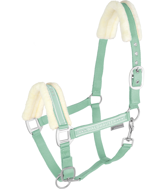 Ohlávka s beránkem Waldhausen Elegant, světle zelená