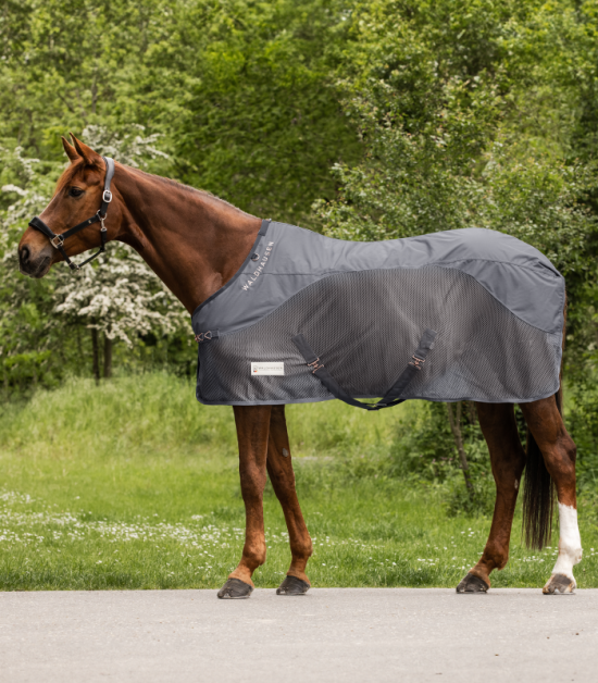 Deka proti hmyzu Comfort Waldhausen, s nepromokavými zády,šedá