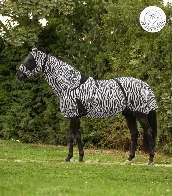 Ekzémová deka Waldhausen Premium Zebra, černá/bílá