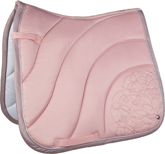 Dečka podsedlová Melody Flower Style HKM, meruňková