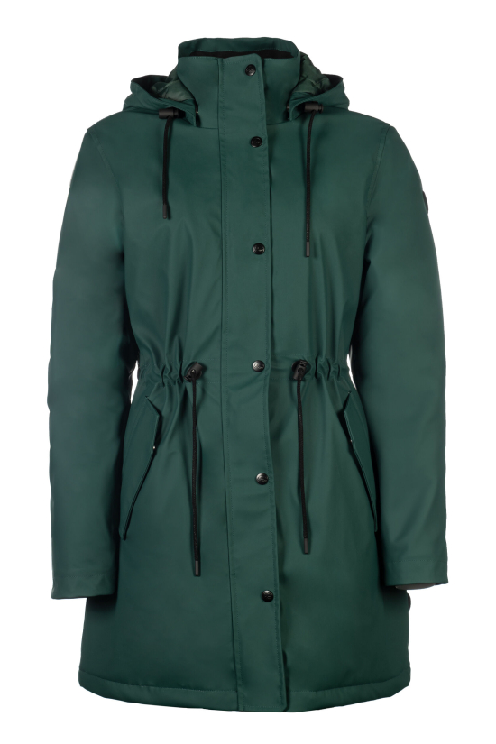 Dámská jezdecká parka HKM Dallas, tmavě zelená