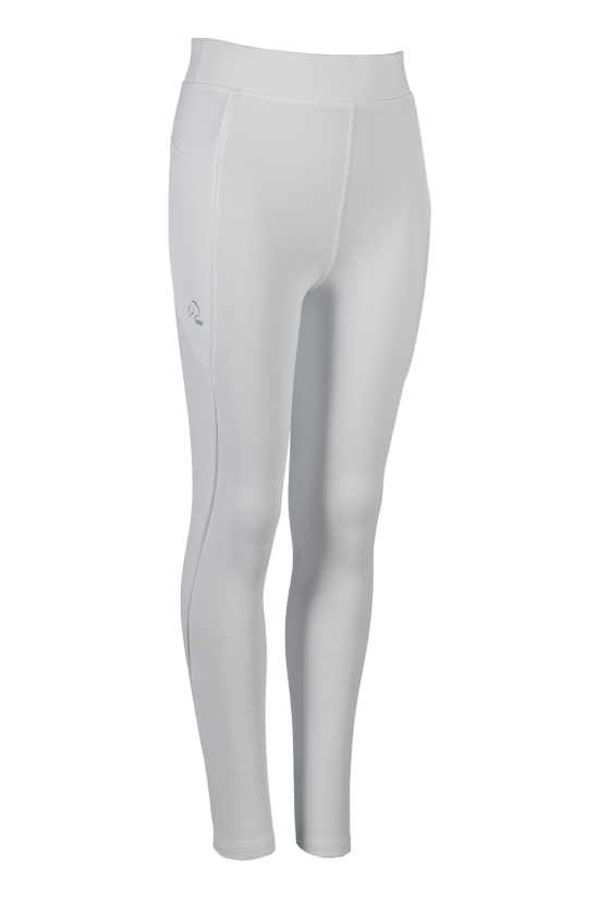 Dětské zimní jezdecké legíny HKM Alice Kids, bílá