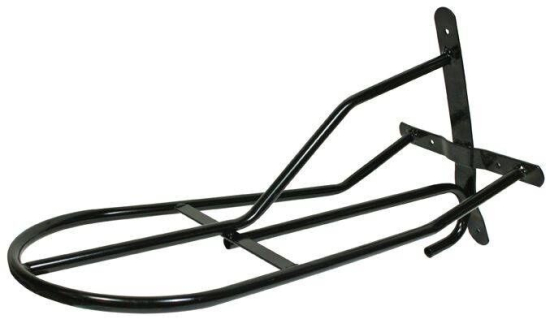 Kovový držák na sedlo HKM, černý