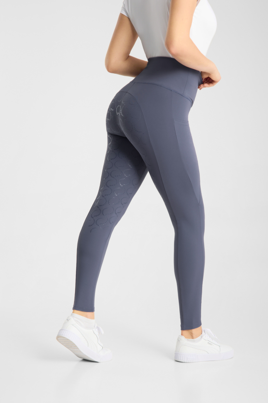 Jezdecké legíny Horze Gillian- šedá