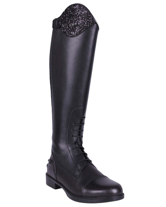 Dětské jezdecké boty QHP Romy Junior - Standard - standardní lýtko, černá