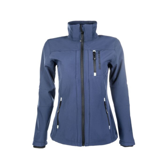 Bunda softshellová Sport HKM, modrá