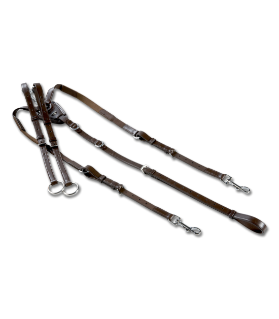 Kožený poprsník Waldhausen X-Line, hnědá