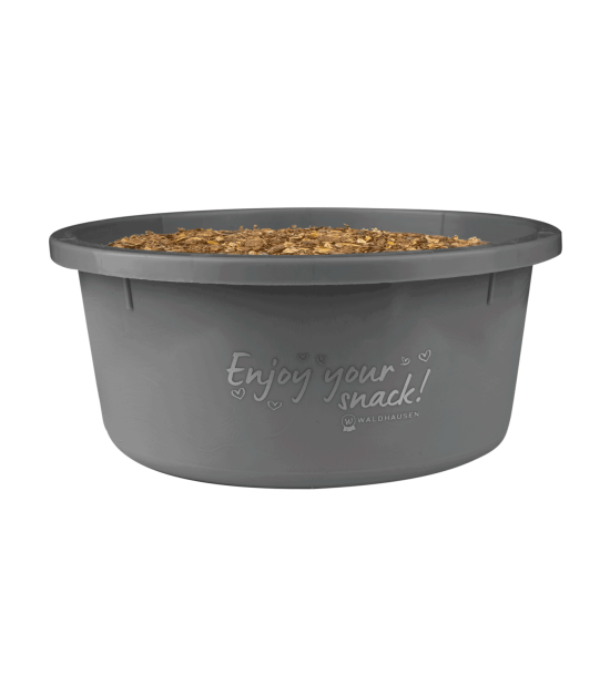 Miska na krmení s víkem Waldhausen - 2l, šedá
