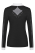 Závodní triko FairPlay Cathrine s dlouhým rukávem, černá/rosegold
