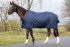 Zimní stájová deka HKM Winter - 150g, tmavě modrá