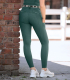 Jezdecké rajtky Comfort Ride Glam -pine green