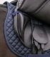 Univerzální kožené sedlo Waldhausen Comfort, černá