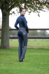 Jezdecké pantalony HKM - Miss Blink - 1/1 celosed Alos, jeansová modrá/tmavě modrá
